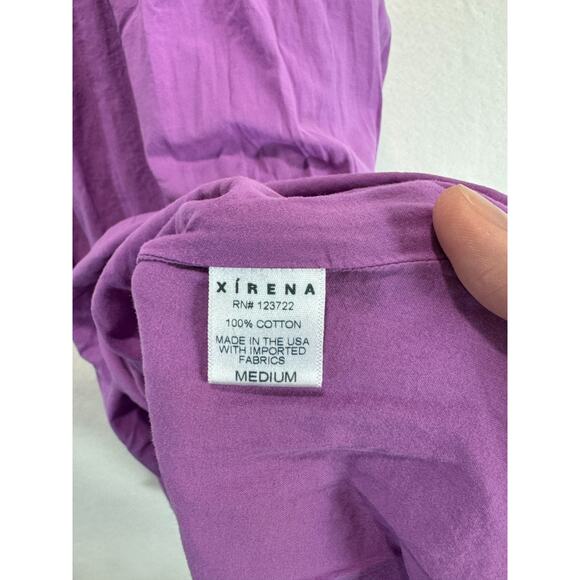 XIRENA Women's Flynn Sleeveless Racerback Midi Dress Purple Lilac Stretch Size M - Picture 10 of 12